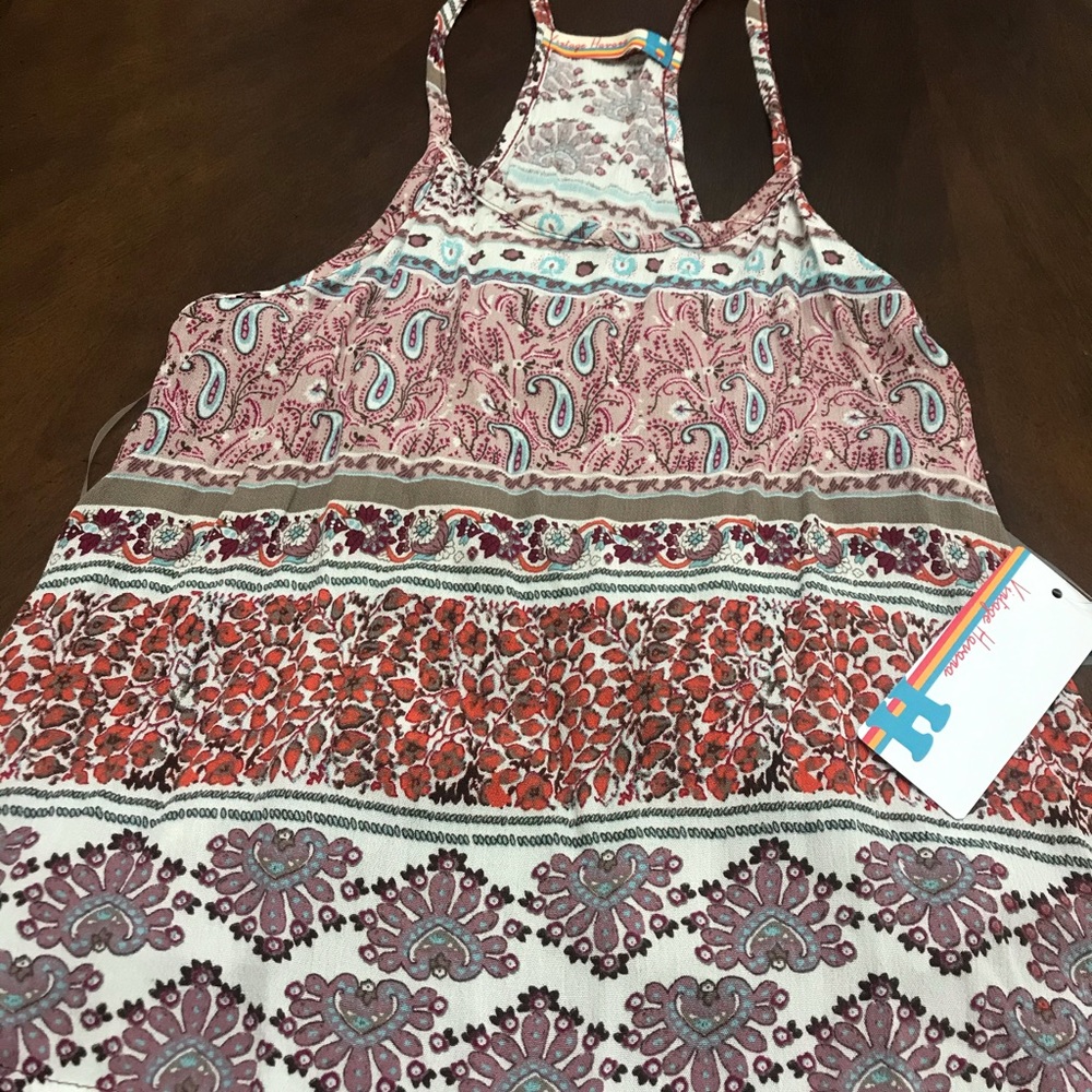 VINTAGE HAVANA GIRLS RACERBACK TOP! BNWT! 16